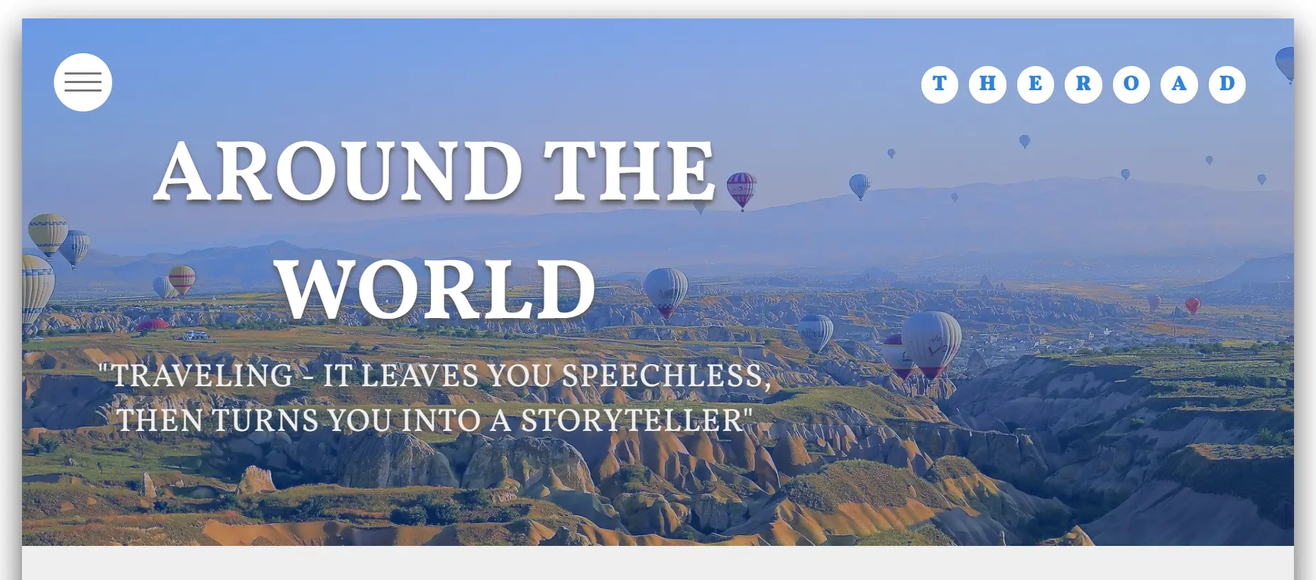 Around the world website preview image